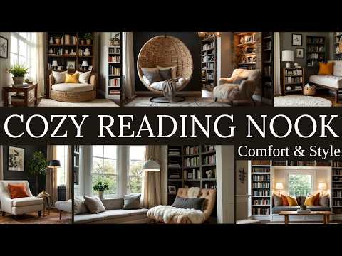 Stunning & Chic Cozy Reading Nook Ideas | Stylish Relaxation Spaces