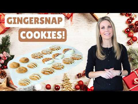 Incredible Gingersnap Cookies for the Holidays!