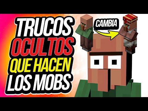 Trucos OCULTOS que hacen los mobs en Minecraft que NADIE sabe