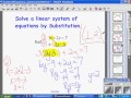 Exploring the Substitution Method for Systems of Equations