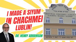 A Siyum in Lublin Poland