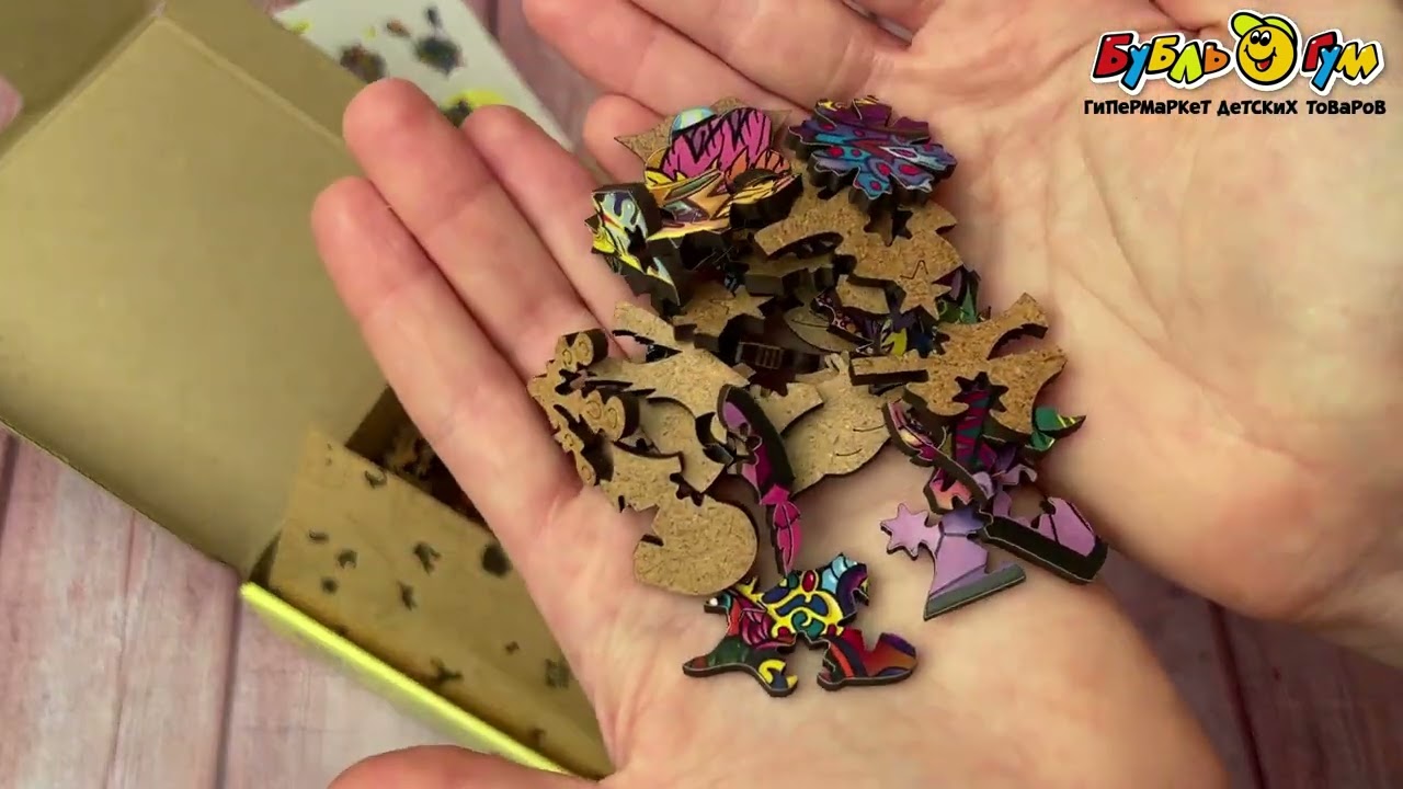 Пазл деревянный ZUFA с 3d фигуркой Сова 170эл - видео