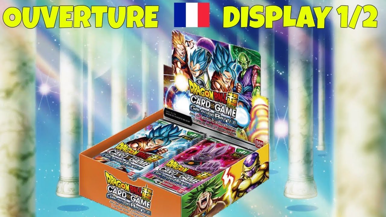 DRAGON BALL SUPER CARD GAME BT1 : OUVERTURE DISPLAY 1/2  VF