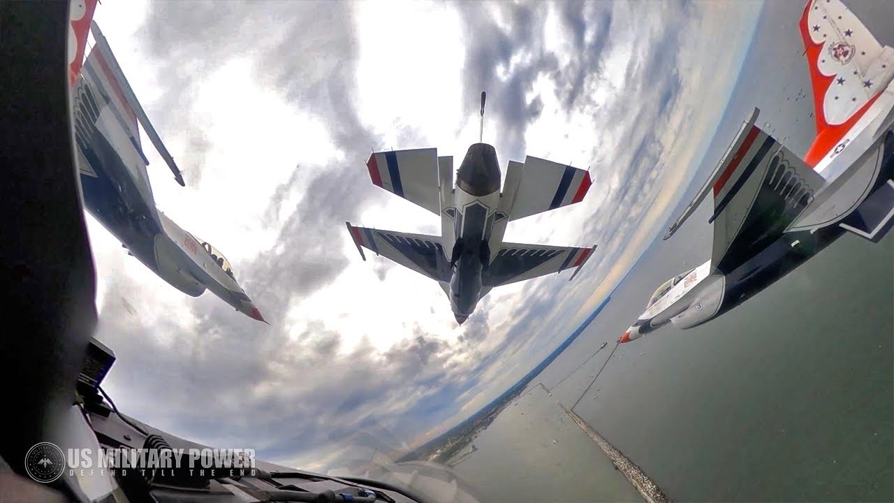 Amazing Footage Inside the US Air Force Thunderbirds Cockpit