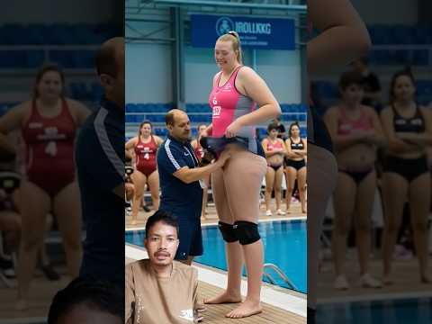 swimming trending 😱 #swimming #womenssports #shorts #shortsfeed
