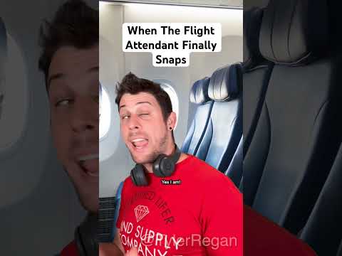 When The Flight Attendant Finally Snaps #shorts