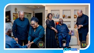 Breaking! Ex Prez Kufuor Storms Mahama’s Residence After Deadly Helicopter Crash K!lls 8!