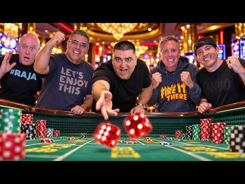 WE TOOK OVER THE CRAPS TABLE - NG SLOT, Vegas Matt, and The Big Jackpot GO ALL IN! 🎲