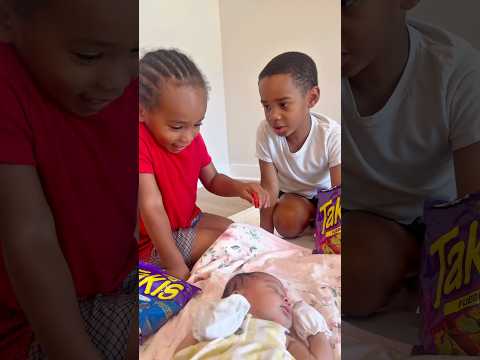 Dad catches son giving BABY Takis #shorts