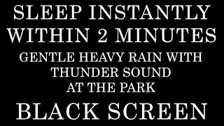 Cozy Rainstorm Sounds | Thunder & Rain for Pure Relaxation