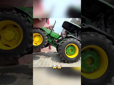 FITTING WEIGHT IN JOHN DEERE😱//NISHU DESHWAL#automobile#nishudeshwal#viral#shorts