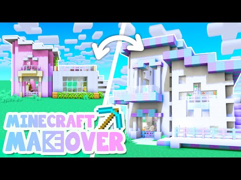 💜Building A MODERN House! Minecraft Makeover