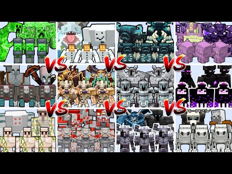 MINECRAFT MOB BOSS UNION TOURNAMENT | Minecraft Mob Battle