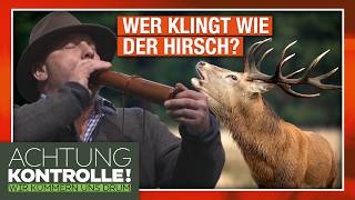 Volles Rohr: Wer klingt wie ein HIRSCH? | Achtung Kontrolle