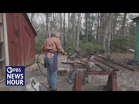 YouTube video thumbnail: Artist Exiled From Homeland Transforms Nature Into Works of art