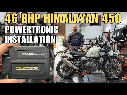 Himalayan 450 Powertronic Installation At Speedmonks: How We Got To 46 BHP