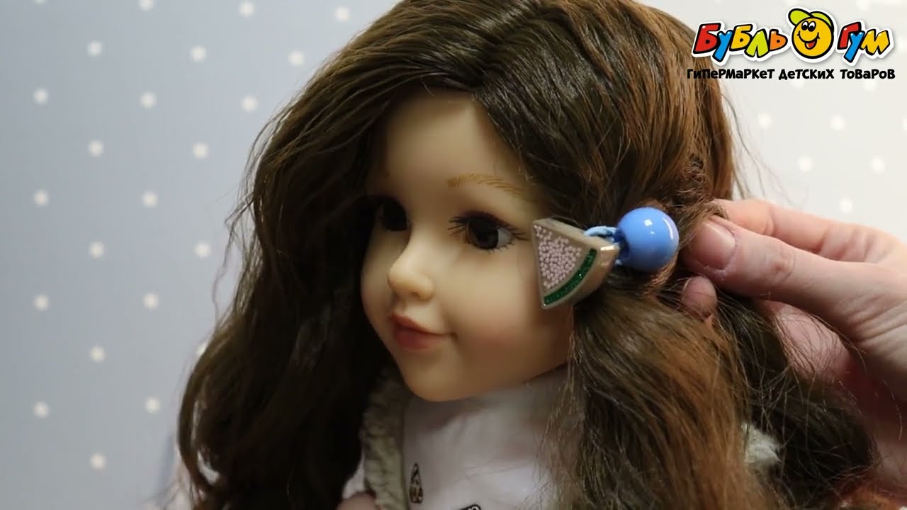 Резинки для волос Фруктовая пицца 2 шт в ассортименте - видео