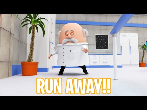 RUN AWAY!! 🥶😱Prof. Eggtop and Gerald Compilation #12 #animation #compilation #NotAI