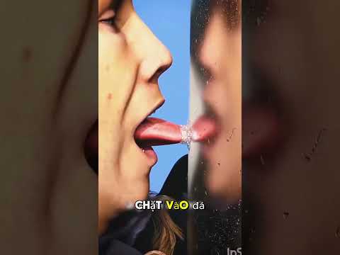 cách giải thoát cái lưỡi của bạn nếu bị dính do lạnh.