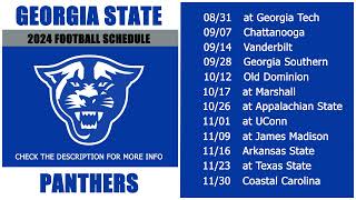 2024 Georgia State Panthers Football Schedule