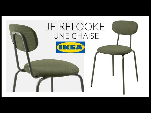 JE RELOOKE UNE CHAISE IKEA