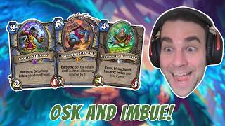Popping off with Osk and Imbue Mage?!?! - Hearthstone Arena