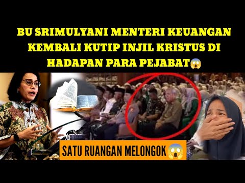 GEGERR😱IBU SRI MULYANI BACA DAN JELASKAN INJIL KRISTUS DI HADAPAN PARA PEJABAT.!?