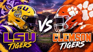 LSU TIGERS VS CLEMSON TIGERS | COLLEGE FOOTBALL LIVE PLAY-BY-PLAY || RFS