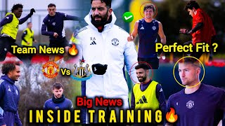 ✅INSIDE CARRINGTON! 😍MAN UNITED TRAINING NEWs & INJURY UPDATES AHEAD OF NEWCASTLE CLASH EXPOSED NOW!