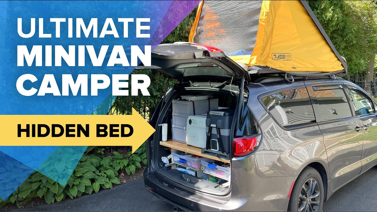 DIY Pacifica Minivan Camper