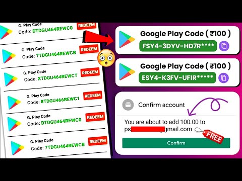 New Trick | free redeem code for playstore at ₹0/- | How to get free google redeem code