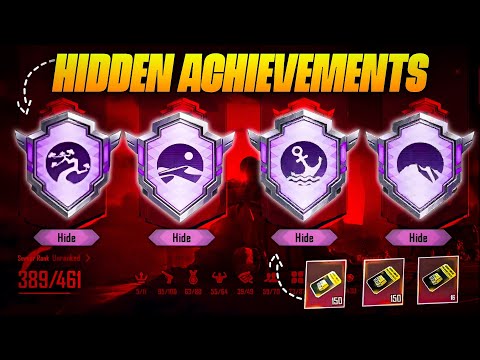 4 NEW HIDDEN ACHIEVEMENT 🤫 / HOW TO COMPLETE GOLDEN DOME OASIS HIDE ACHIEVEMENT BGMI