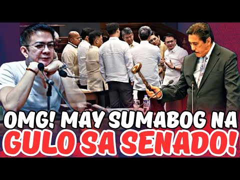 BREAKING! Guys NAGKAKAGULO daw ngayon sa Senado! Anyari?