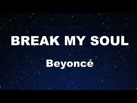Karaoke♬ BREAK MY SOUL – Beyoncé 【No Guide Melody】 Instrumental