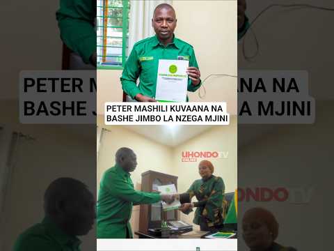 PETER MASHILI KUVAANA NA BASHE JIMBO LA NZEGA MJINI