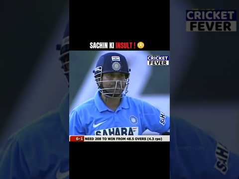Sachin Feels Embarrassed In Front Of Aus !