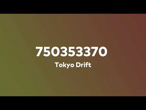 Roblox Code For Tokyo Drift 07 2021 - tokyo drift song id roblox