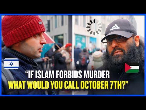 Muslim Protester Nearly FAINTS After Finding Out Hamas Is Evil!