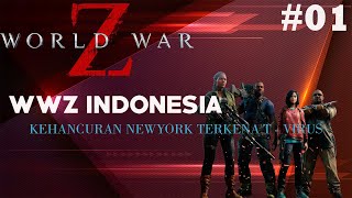 World War Z : INDONESIA - JAWA GAMEPLAY - Part 1 Episode 1 Chapter 1 NewYork Terkena T-Virus