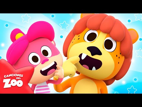 Cabeza, Hombros, Rodillas y Pies 🐵 Canciones Infantiles 🦁 CANCIONES DEL ZOO | El Reino Infantil