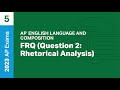 Rhetorical Analysis and Devices