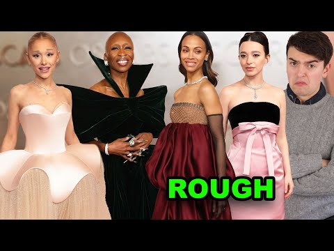 OSCARS 2025 FASHION ROAST (why are the winners dressed like losers?)