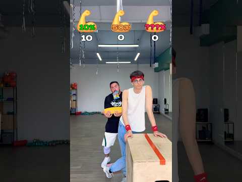 🆚Strong Run Challenge💪 | Who is stronger?🥸 #funny #foryou #challenge #shorts #gym #strong