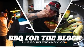 WE INVITED THE WHOLE BLOCK FOR A BBQ!! PLUS (COOKING VLOG INCLUDED!!)