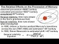 Mercury's Precession and Relativity