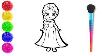 Easy Princess Drawing for Kids | Cute & Simple Style - Bee Art TV