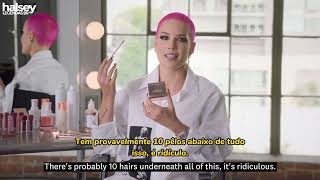 halsey fala sobre seus produtos da sua marca about-face para a IPSY