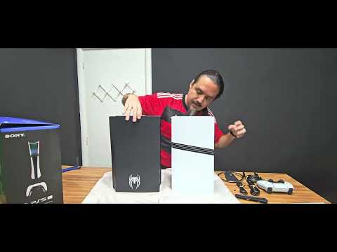 Unboxing PlayStation 5 Pro + Suporte