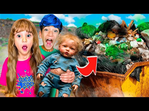ENCONTREI UM BEBÊ REBORN NO MEIO DO LIXO