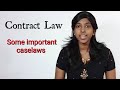 Some Important Case Laws in Contract Law